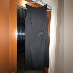 Ralph Lauren black label gray dress 8 wool